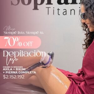 Combo Axila + Bikini + Pierna Completa 12 Sesiones