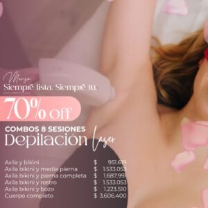 Combos Depilación Láser (8 Sesiones)